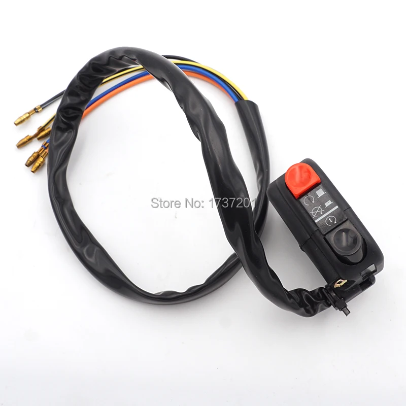 Руль для электровелосипеда мотоцикла квадроцикла 22 мм 7/8 дюйма|atv switch assembly|motorcycle