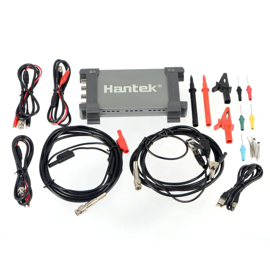 Hantek 6074BE 4 канала 70 МГц полоса пропускания автомобильный Osiclloscope цифровой USB Portrail
