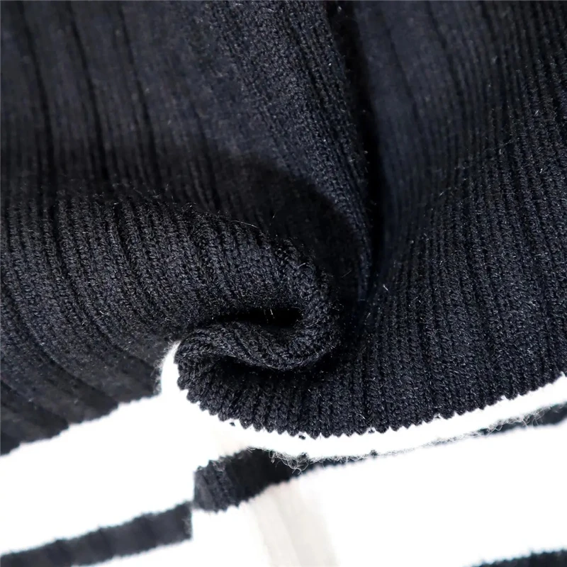 

Fashion Striped Baggy Elastic Waist Knitted Harem Pants Sport Wide Joggers Streetwear Loose Hip Trousers Korean Streetwear