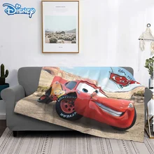 Disney cars Cartoon Blanket Plush for Kids Adults Print warm Sherpa flannel Bedspread Blanket Throw for Sofa Bed Cover (2)