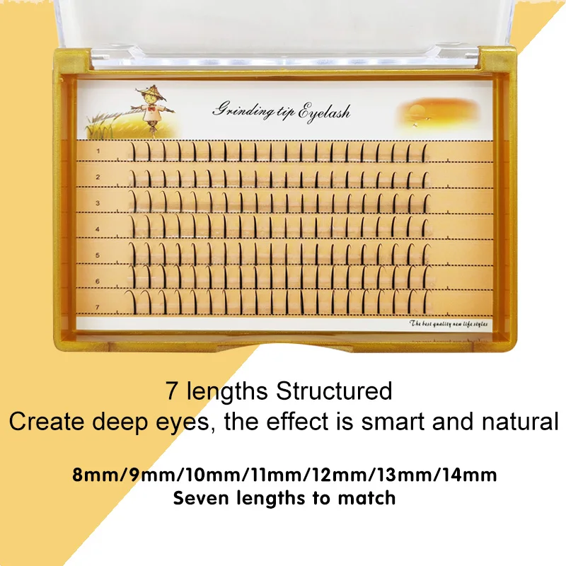 

Mixed fairy false eyelashes naturally long and single fairy style segmented realistic false eyelashes grafting eyelashes