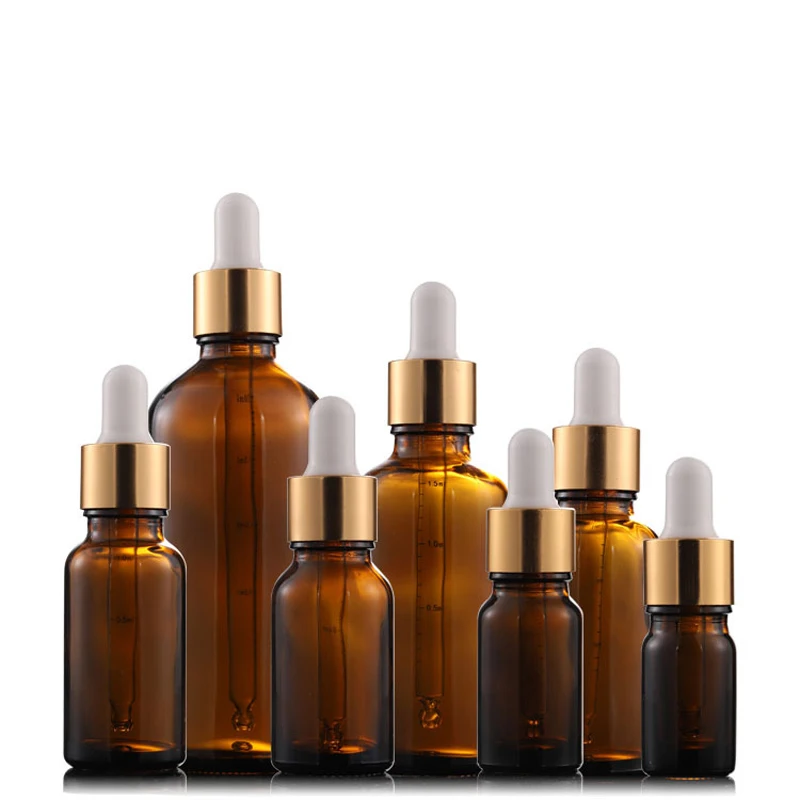 Флакон Пипетка с золотым колпачком 10 шт./лот|Многоразовые бутылки| |