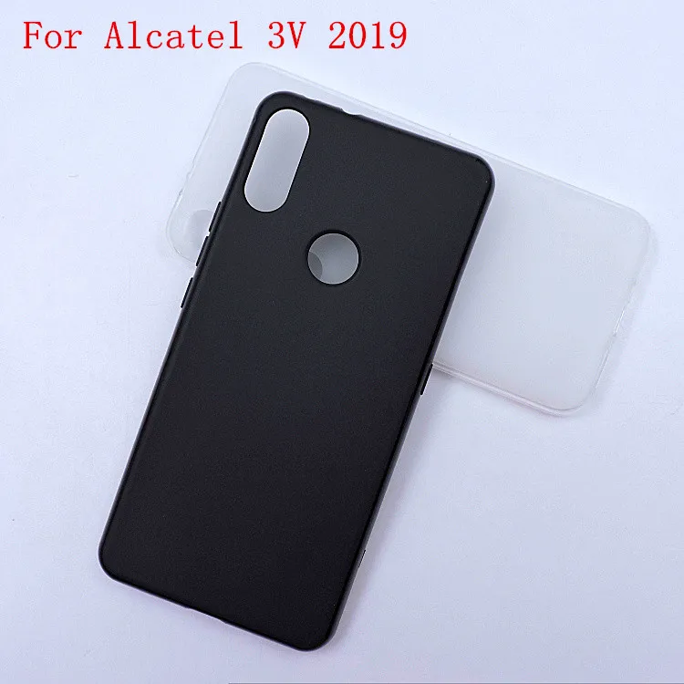 Стильный ТПУ мягкий чехол силикон гель для телефона Alcatel 3V 2019 1X 1C 3C 3L 1S 2020