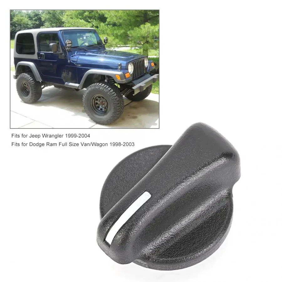 A/C Air Conditioning Panel Control Knob 5011218AA Fits for Jeep Wrangler 1999-2004 Car Accessories |