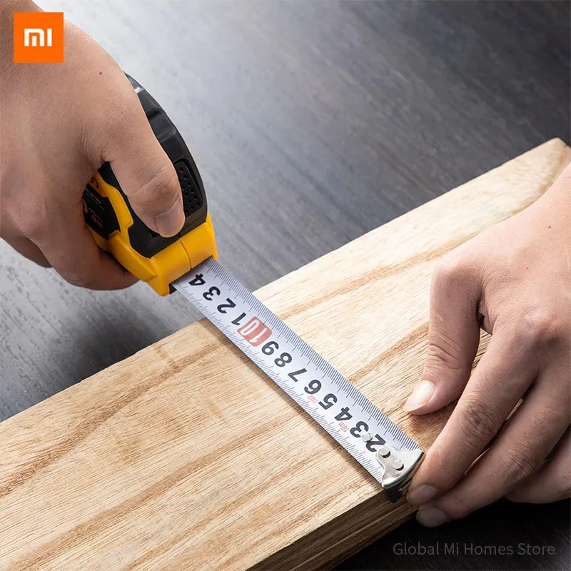 Xiaomi DELI инструмент стальная лента мера 5 м/10 м Размер маленький портативный