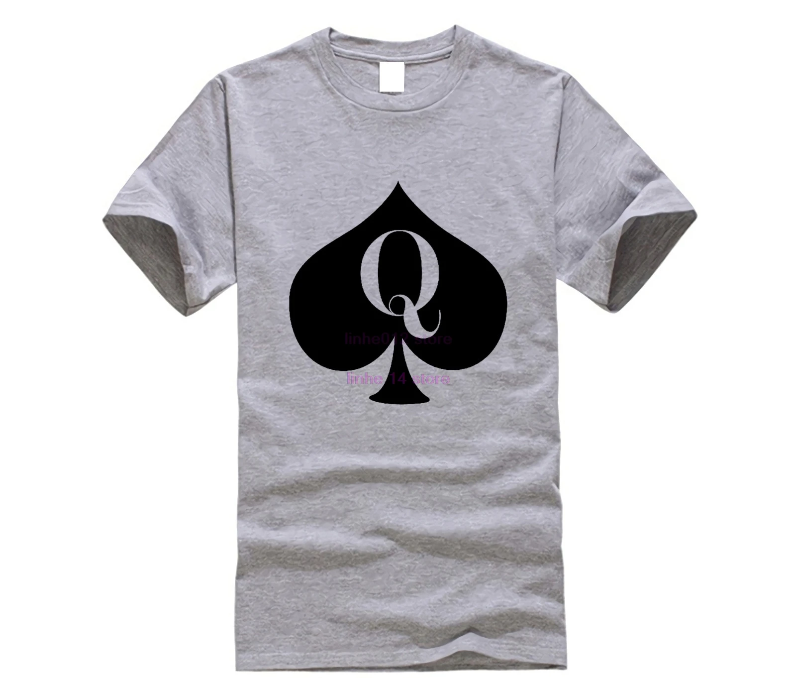 Мужская футболка Queen Of Spades Junior Fit Футболка модная Harajuku женская Kawaii футболки в