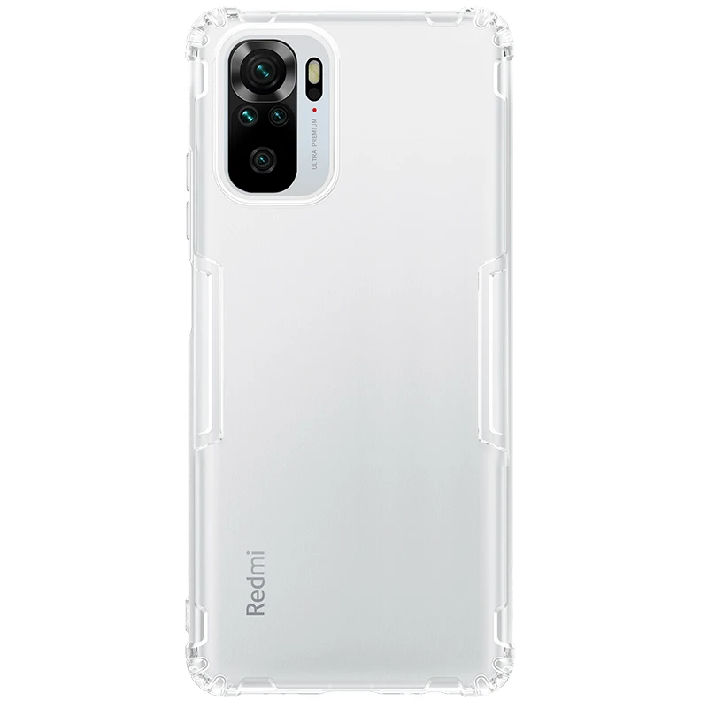 Чехол для Xiaomi Redmi Note 10 4G NILLKIN силикон прозрачный мягкий ТПУ | Мобильные телефоны и
