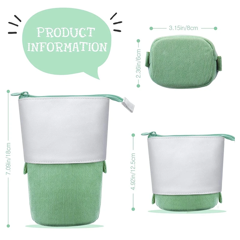 Комплект из 3 предметов телескопическая Карандаш Чехол карандашница плотной