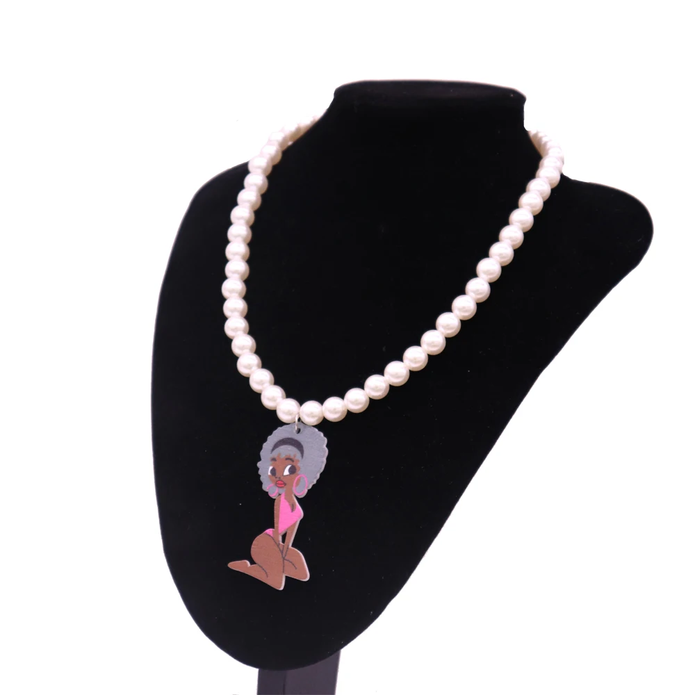 Abadon Прямая поставка Европейская АФРИКАНСКАЯ ДЕВУШКА Натуральный Деревянный