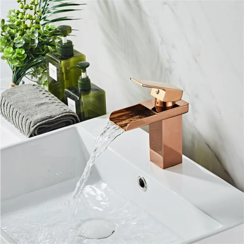 Смесители для раковины элегантный кран ванной комнаты Смеситель горячей и