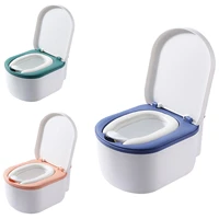 outdoor camping toilet stable comfortable close stool stink pot splash proof for children adults business trips beach barbecue