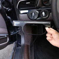 for lhd porsche 718 911 2016 19 real carbon fiber headlight switch panel copilot instrument panel cover trim car accessoies 6pcs
