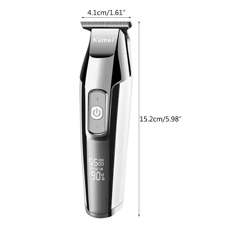 Kemei Electric Hair Clipper LCD Display 0mm Men DIY Beard Baldheaded Trimmer KM-5027 | Бытовая техника
