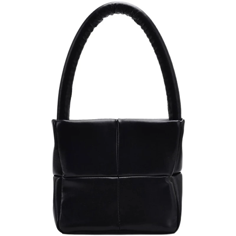 

Solid Color PU Leather Hand Bags for Women 2021 Designer Small Shoulder Bag Branded Trending Handbags and Purses Underarm Bag