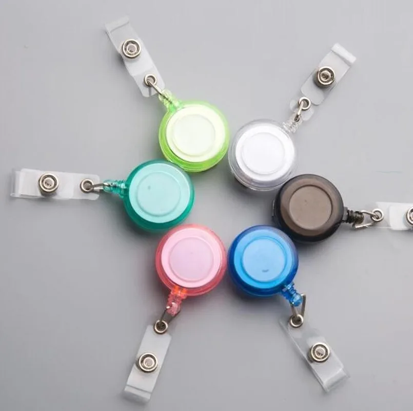 Выдвижной Бейдж для карт пластиковый бейдж с именем удостоверения личности