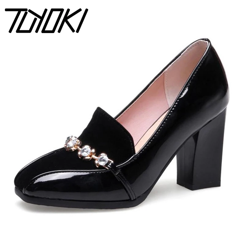 

Tuyoki большой Размеры; Большие размеры 31-48 женская обувь женские туфли-лодочки на высоком каблуке, женские туфли-лодочки пикантная обувь иску...