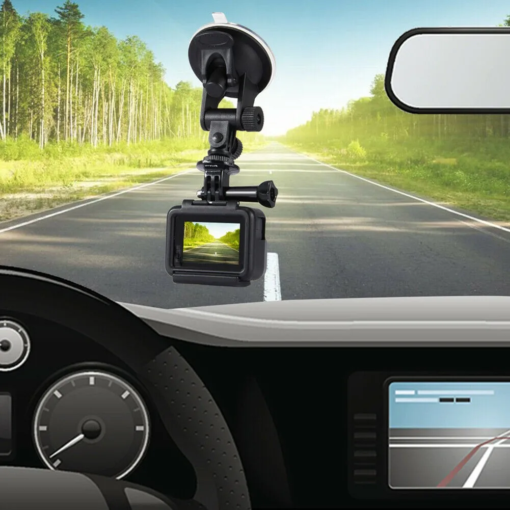 

ABS Car Mount Accessories For Hero Camera 6 5 4 3 2 Universal 1/4 Screw