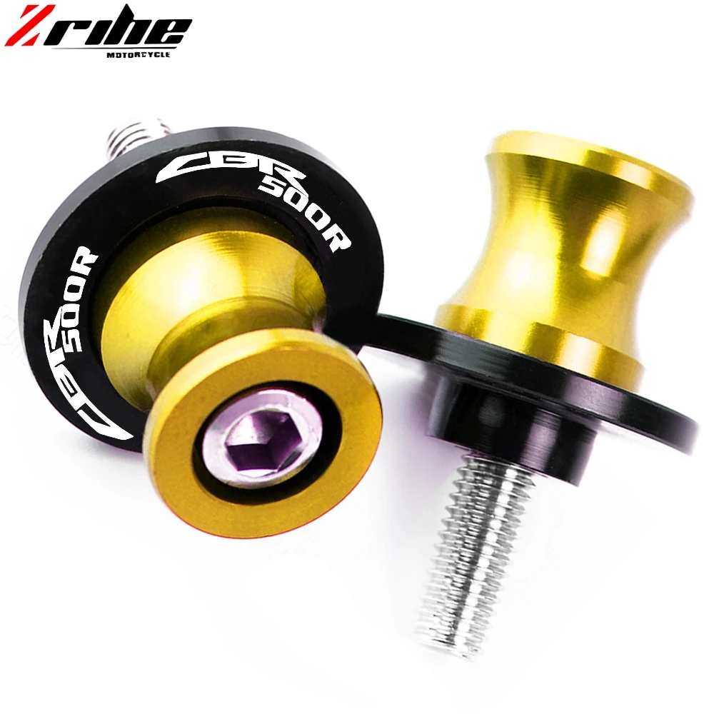 

for HONDA CBR500R CB500F CB500X 2013 2014 2015 2016 2017 2018 8MM Motorcycle Accessories stands screws Swingarm Spools slider