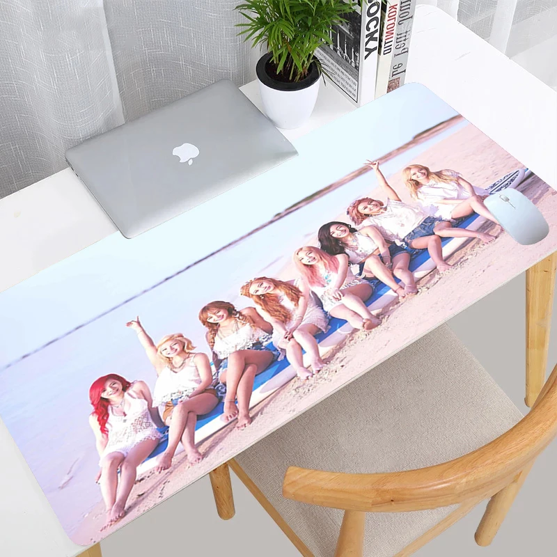 

Kawaii Mouse Pad SNSD rubber table Large Gamer tapis de souris xxl Desk mat Computer keyboard gaming accessories carpet mousepad