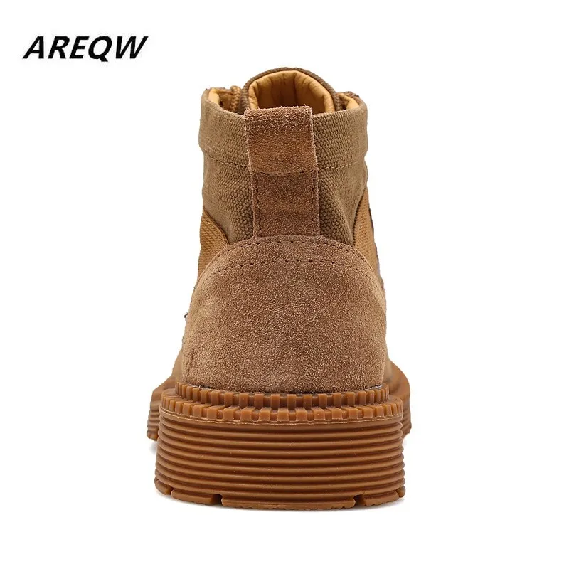 2019 мужская повседневная обувь высококачественные и удобные высокие ботинки на