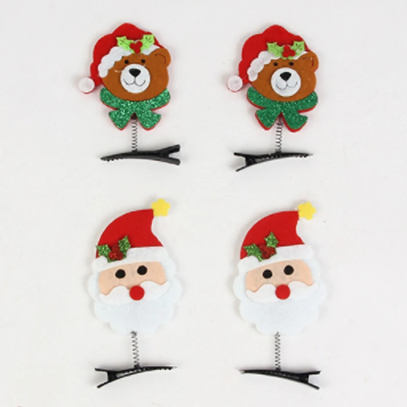 

Новинка шпилька для волос для девушек шпилька головной убор кавайная девочка на День святого Валентина Рождество аксессуары рождественски...