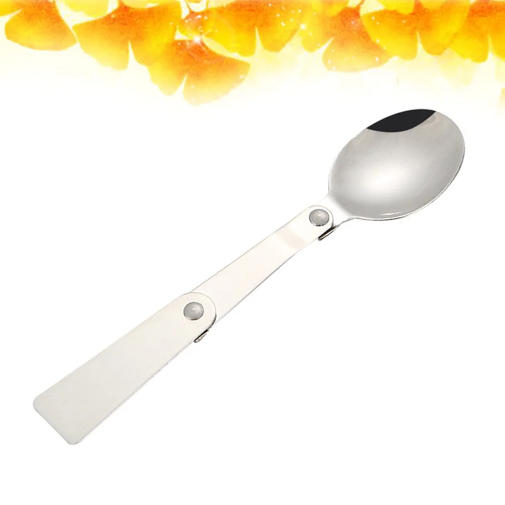 

Multi-function Stainless Steel Foldable Spoon Portable Cutlery Tableware for Travel Picnic Outdoor Activities