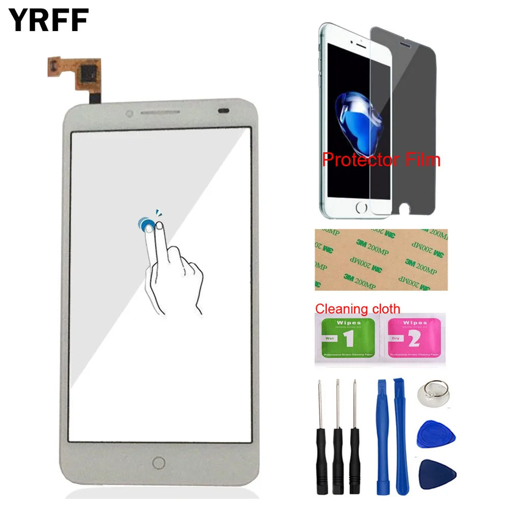 5.5'' Touch Screen Panel For Alcatel One Fierce XL 5054D 5054 OT5054 Glass Digitizer Protector Film | Мобильные телефоны и