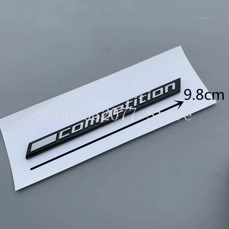 Глянцевая черная стойка для соревнований подчеркнутая Эмблема Для BMW Thunder Edition M1 M2