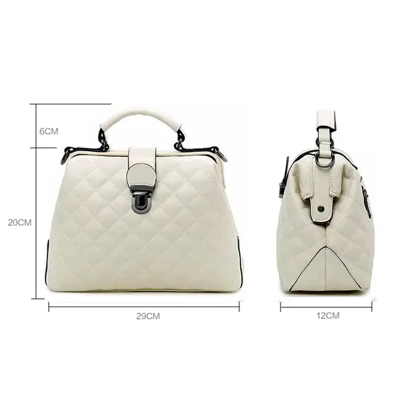 Женская сумочка Дизайнерские кожаные сумки через плечо докторская сумка большая