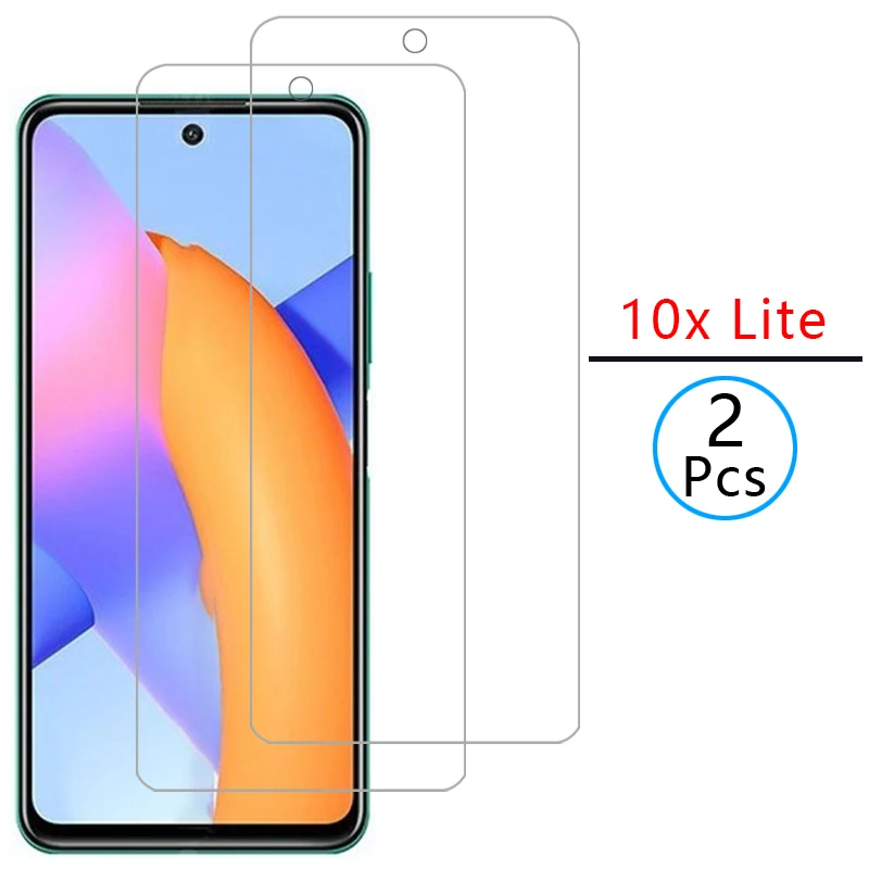 

Защитное стекло для huawei honor 10x lite, протектор экрана, закаленное стекло на 10xlite 10 x x10, легкая пленка huwei hawei honer onor