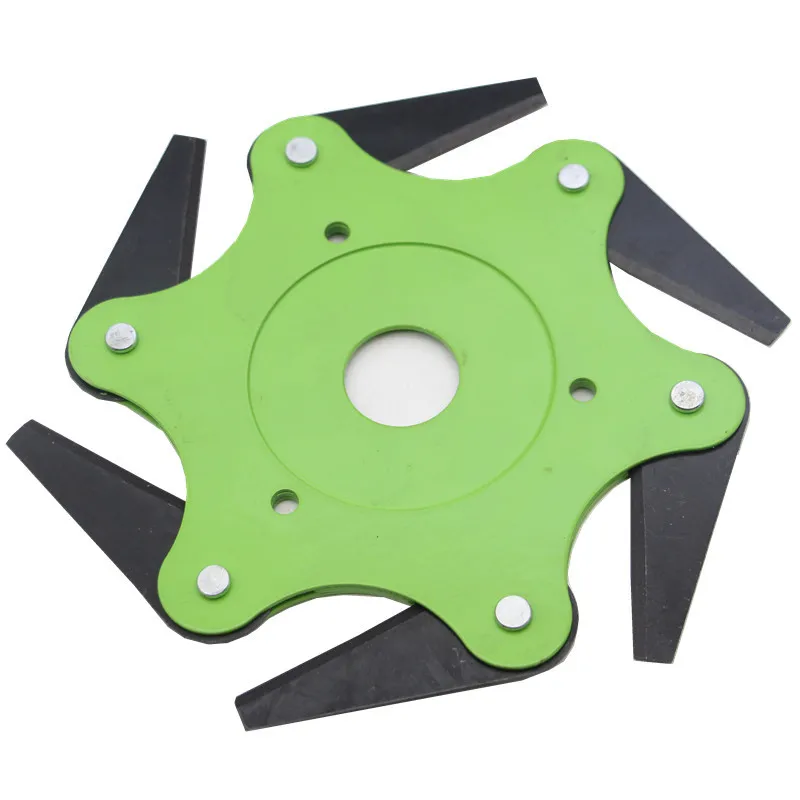 6 стальных лезвий головка для триммера травы щетка резки 65Mn садовый