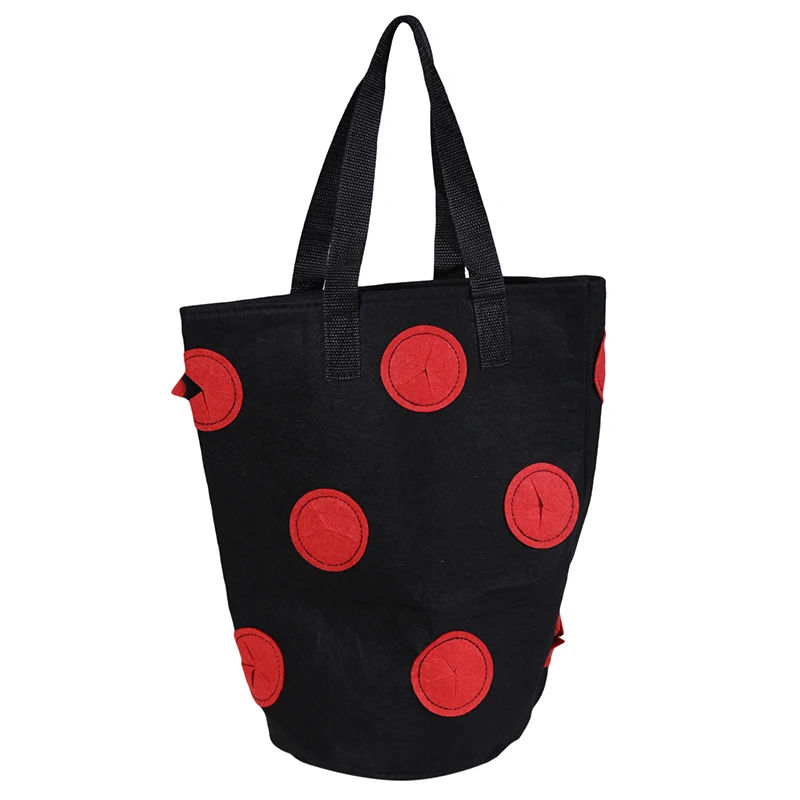 

Сажалка для клубники сумки для выращивания картофеля, уличный вертикальный садовый подвесной открытый мешок для выращивания овощей, цвето...