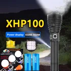 Дропшиппинг супер новый XHP100 Мощный светодиодный фонасветильник 26650 перезаряжаемый Тактический Xhp90 Usb фонарик Cree Xhp70 фонарь