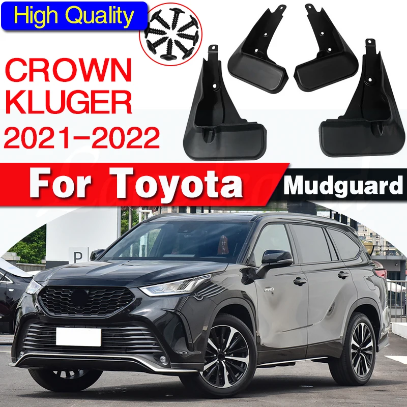 

Формованные брызговики для Toyota Crown KLUGER 2021 2022, брызговики, брызговики, передние и задние брызговики, крыло