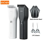 Enchen электрический триммер для волос USB быстрая зарядка резак для волос для мужчин триммер для стрижки волос парикмахерская для домашнего использования