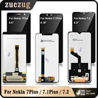 ЖК-дисплей для Nokia 7 Plus7,1 Plus 8,1x77, 2, сенсорный экран, дигитайзер в сборе, сменный ЖК-дисплей s + подарок