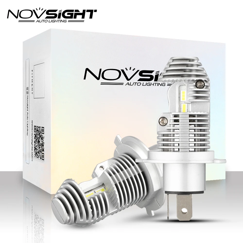 

Novsight новый автомобильный светильник H4 светодиодный Hi/lo H7 светодиодный головной светильник лампа H11 9005 9006 12000LM 6000K светодиодный светильник 12v ...