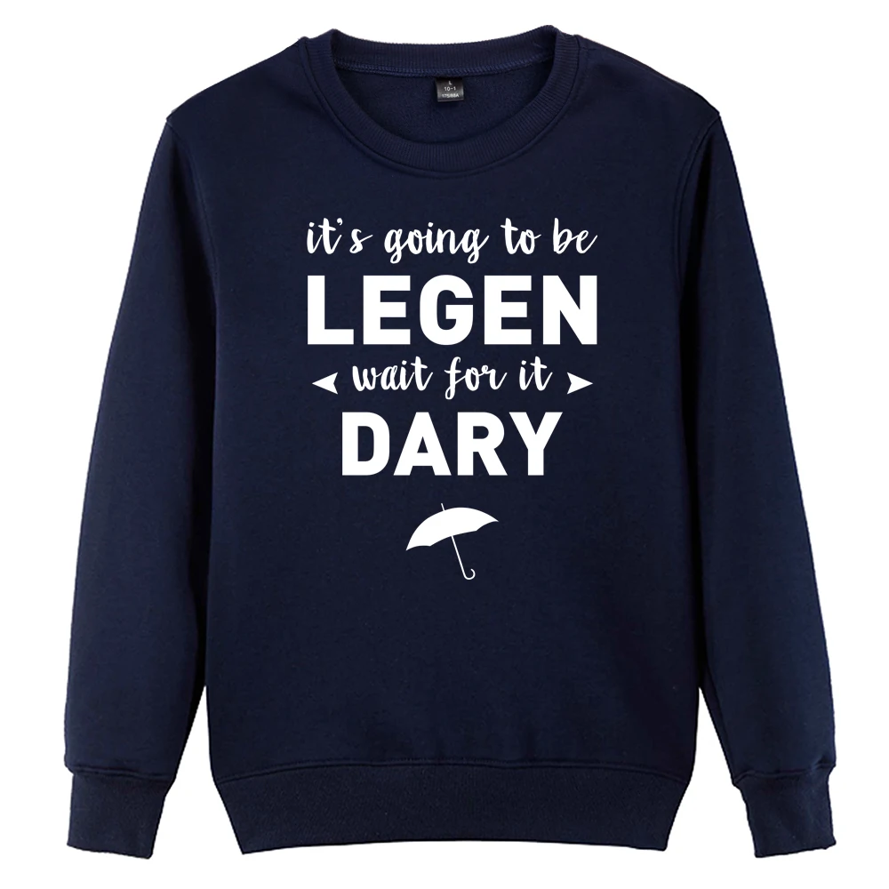 

Girl Woman Women Crew Neck Sweatshirt HIMYM Umbrella Its Going To Be Legen Wait For It Dary Teenager Pullover Fleece ZIIART