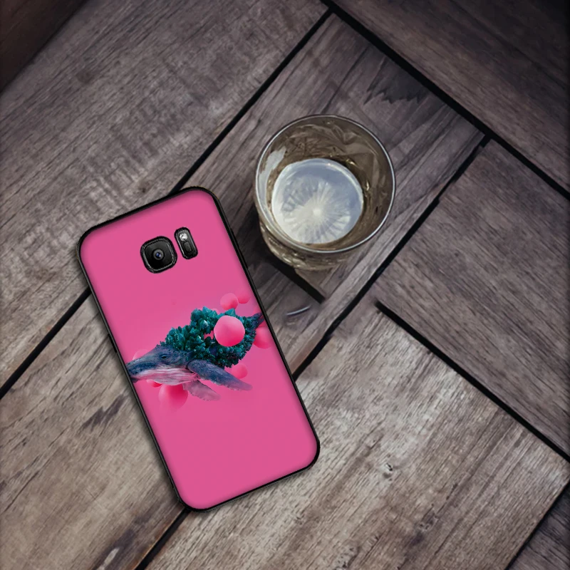 Милый чехол из мягкого силикона с пенящимся изображением для Samsung Galaxy S6 S8 Edge S7 S9 Plus S10 S10E Note 9 8.