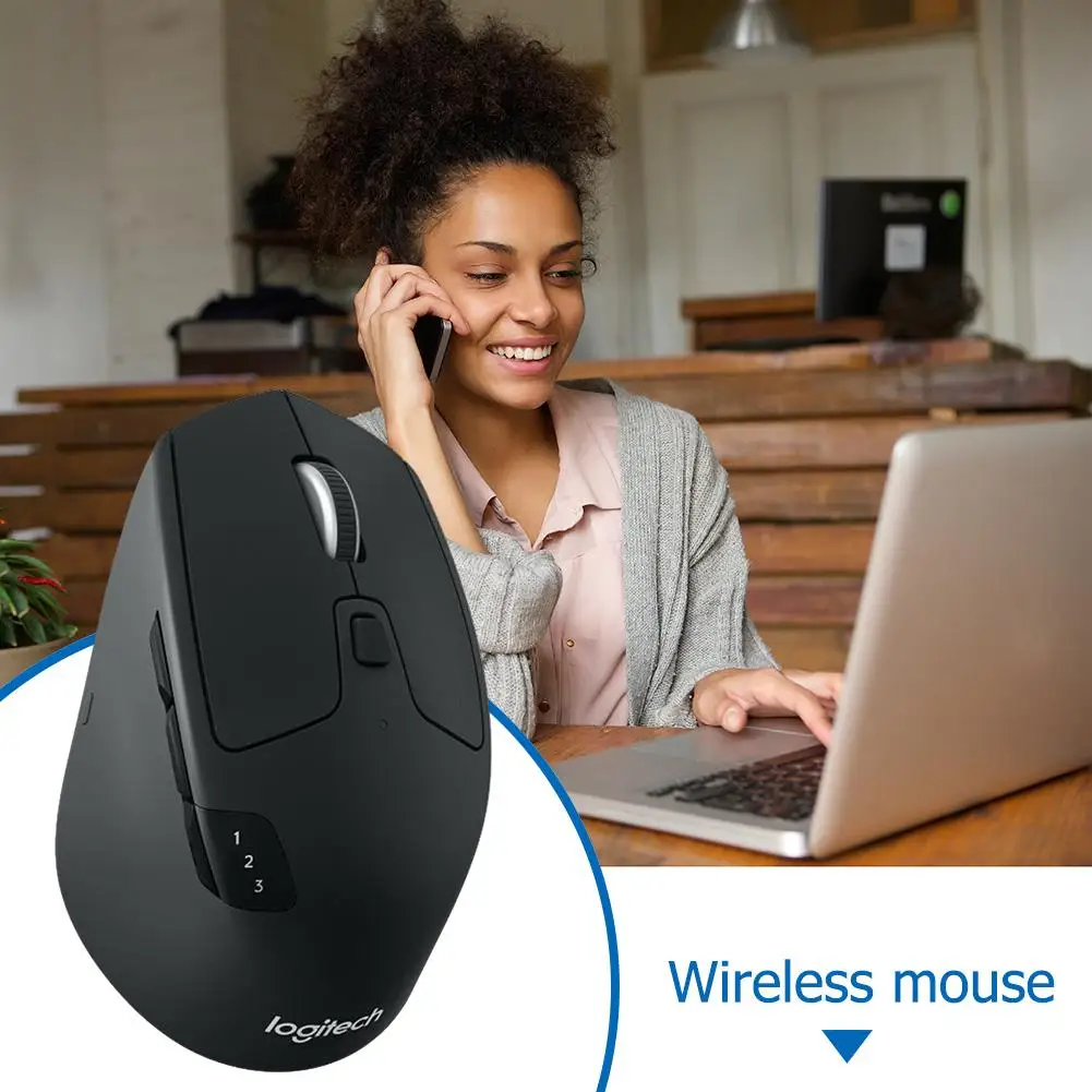 Logitech M720 триатлона компьютерные Bluetooth Двухрежимная 2 4 ГГц Беспроводной Мышь мыши