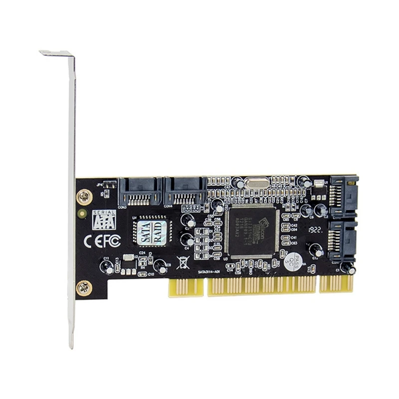 

Новый PCI Sil3114 SATA150 4-канальный видеорегистратор SATA RAID карта массива Sil3114 SATA адаптер микросхема контроллера карты для компьютера