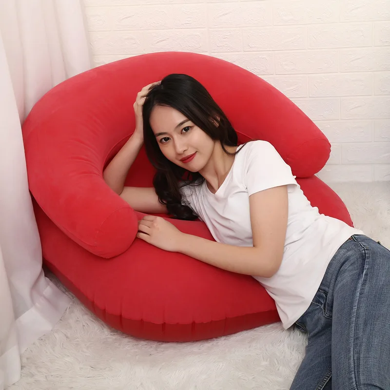 Надувное кресло портативное для отдыха на открытом воздухе кемпинга пляжа