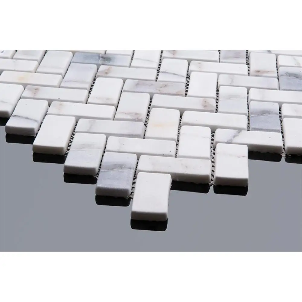 1M2 (13 шт. Плитки) Мрамор узор мозаичной плиткой Плитки | Дом и сад