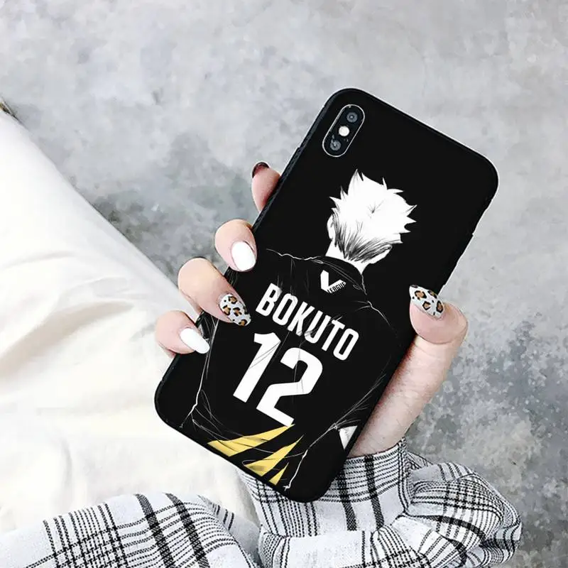 Чехол Haikyuu Hinata для телефона с рисунком аниме-волейбола iphone 13 8 7 6 6S Plus X 5S SE 2020 XR 11 12mini