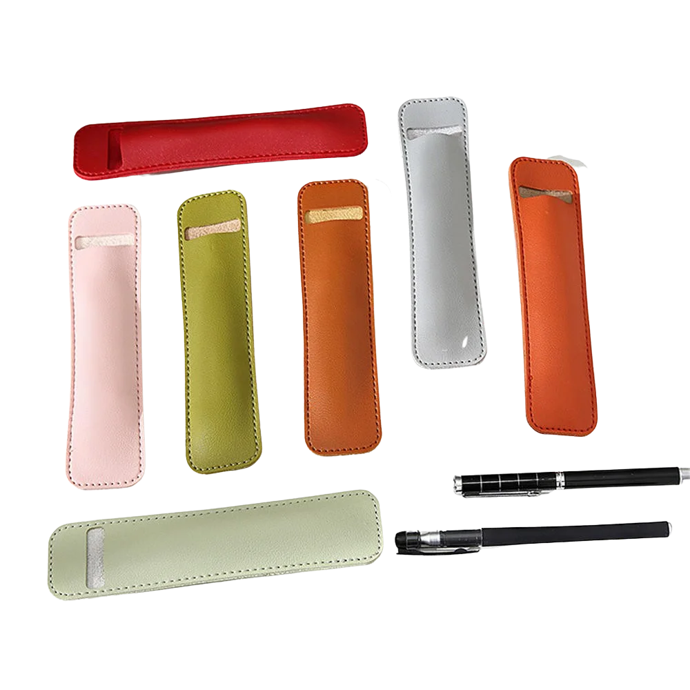 

PU Leather Pencil Case Pen Protector Case Cover Japan Fashion Pen Storage Bag Office School Supplies Pen Pouch