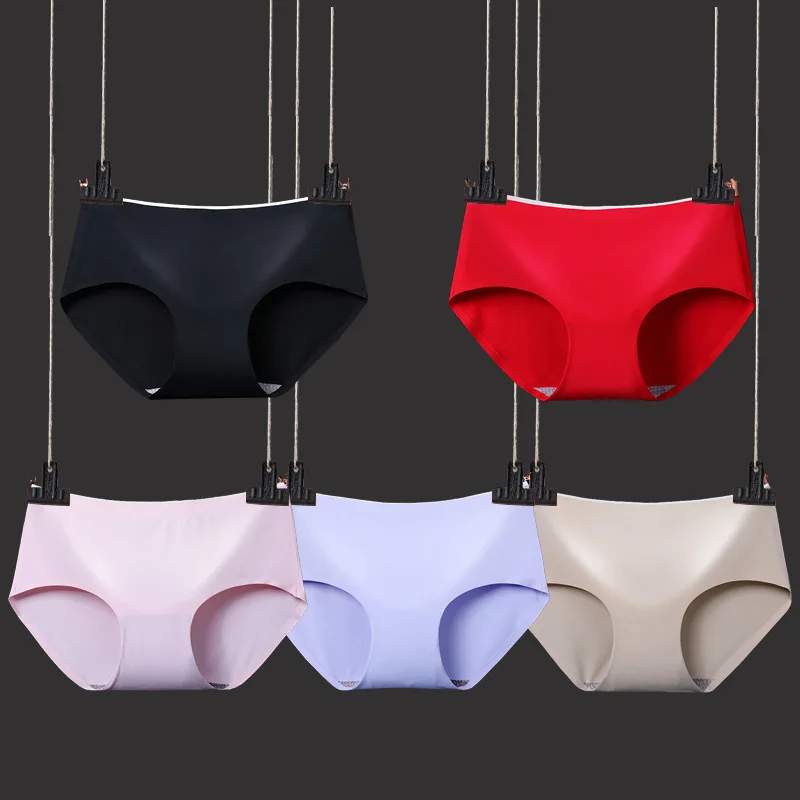 Женское нижнее белье новинка воздухопроницаемые бесшовные треугольные брюки из