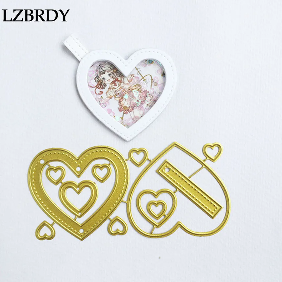 Красивое сердце многослойное тиснение металлические Вырубные штампы Kscraft