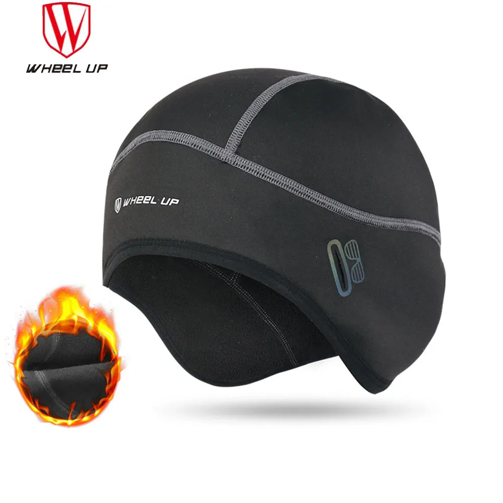 

Outdoor Sports Cap Bicycle Bike Helmet Liner Running Skiing Fleece Windproof Warm Bandana Autumn Winter Caps Hat X252D