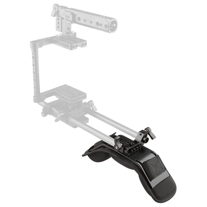 

DSLR Camera Rig Shoulder Pad with 15mm Railblock for Video Camcorder Camera DV/DC Support System DSLR Rigs