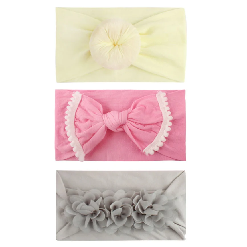 Аксессуары для волос головная повязка девочек детская однотонная Милая